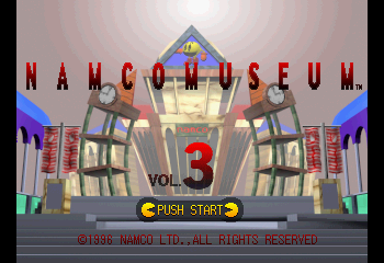 Namco Museum Vol. 3 Title Screen